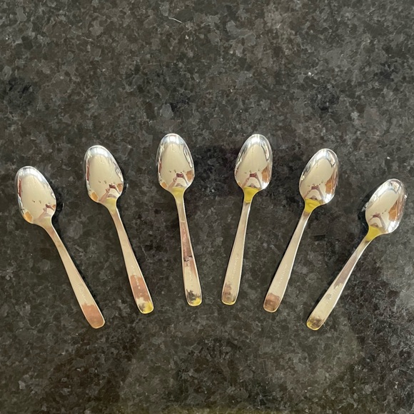 Inoxpran set of 6 demitasse spoons made in Italy - Picture 3 of 6